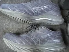 Mizuno Wave Rider 紺色スニーカー 27