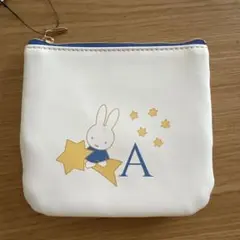 ミッフィー イニシャルティッシュポーチ A