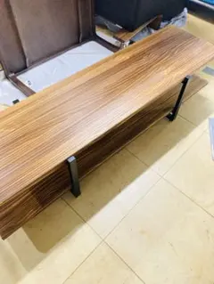 USヴィンテージ◇木製 テレビボード 米軍 ブラウン 60×102×48