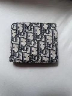 Dior 二つ折り財布 オブリーク ジャカード