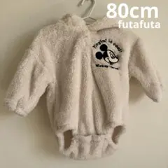 新品未使用　タグなし　futafuta フタフタ　レトロミッキー　ロンパース