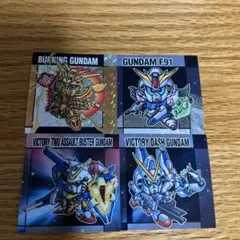 元祖SDガンダムスナック2 シール 61 真ハイパーモード ゴッドガンダム