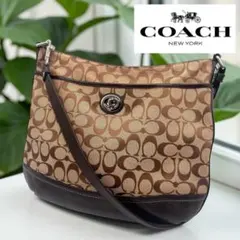 COACH コーチ シグネチャー ロゴ トート ショルダーバッグ