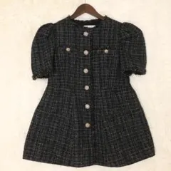 クリーニング済 CELFORD ハーフスリーブ ペプラム ジャケット