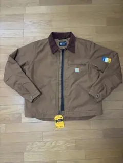 【新品未使用 タグ付き】Carhartt デトロイトジャケット ブラウン L