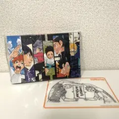 【新品未開封】ハイキュー!!展 公式グッズ　メモ帳&ステッカー　入場特典付