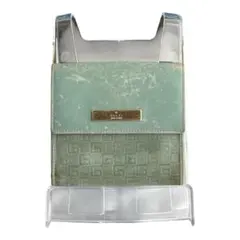 GUCCI ヴィンテージスウェードWホックコンパクトウォレット