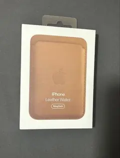 iPhone Leather Wallet ブラウン