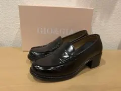 GIO&GIA 厚底ローファー ブラックのサムネイル