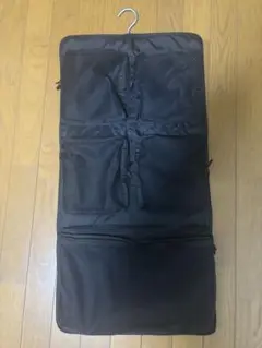 無印良品　吊るせる収納　フック付きブラック収納ポーチ