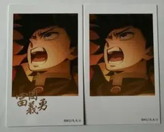 鬼滅の刃 柱カフェ チェキ風ブロマイド 冨岡義勇 箔押し ノーマル