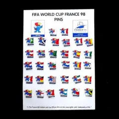Ⓐ FIFA ワールドカップ フランス98 ピンバッジセット（32か国セット）