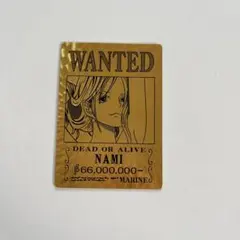 ワンピース ナミ WANTEDカード - メルカリ