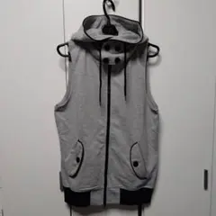 Glenmist ノースリーブ パーカー 薄灰 Ｌ メンズ