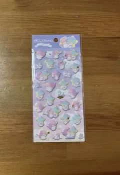 リトルツインスターズ　ぷくっとシール