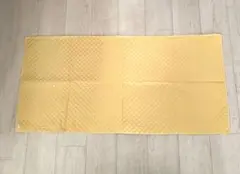 入学準備に キルティング生地 無地 イエロー 50cm ハンドメイド