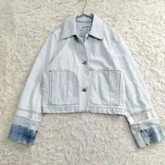 25874✨️ロエベ ターンアップ フィッシャーマン デニムジャケット 