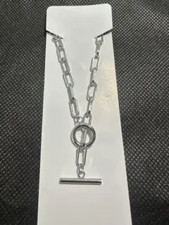 シルバーリンクチェーンネックレス