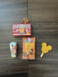 ディズニーランド　フード　フィギュア　キーホルダー