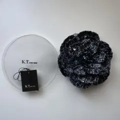 コムサデモードK.T. KIYOKO TAKASEツイード風花型コサージュ