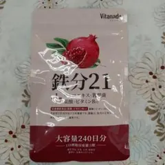 509406　鉄分 21mg サプリ Vitanad+（ビタナッド）240粒