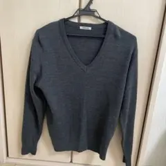 再お値下げ⭐️トンボ学生服ダークグレー Vネック ニットセーター M
