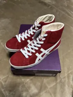 オニツカタイガー 日本製 FABRE HI NM 赤 スエード ハイカット