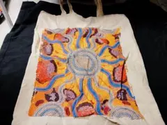 オーストラリア製 　トートバッグ 　アボリジニー柄 　エコバッグ