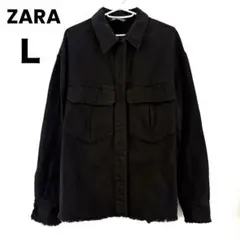 ZARA ザラ ジャケット ブラック Lサイズ
