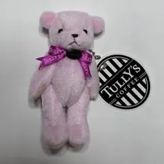 TULLY'S COFFEE ベアフル マスコット ピンクのサムネイル