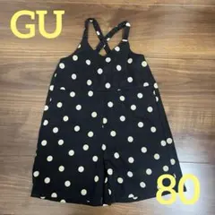 GU 水玉 ロンパース　サイズ　80