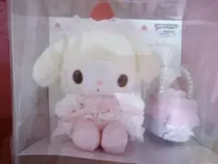 新品サンリオ　いちごホイップケーキ　ぬいぐるみ&アクセサリーセット　マイメロディ