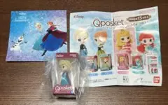 Qposket ディズニー　エルサ　アナと雪の女王　ガチャ　非売品　ステッカー