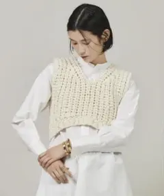 カレンソロジー　フェアアイルニットミニベスト フェアアイルニットベスト(トップス)｜MACKINTOSH LONDON