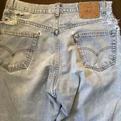 Levi's 550 ライトブルーダメージデニムパンツ　W36