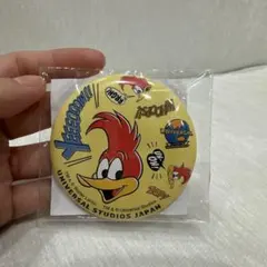 ウッディ・ウッドペッカー 缶バッジ ポケユニ ウッディーウッドペッカー 刺繍缶バッチ - メルカリ