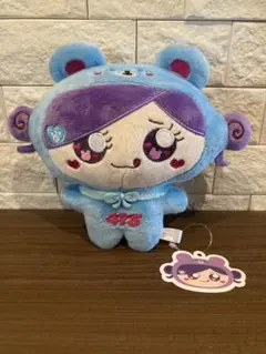 しなクママスコット　ぬいぐるみ 水色