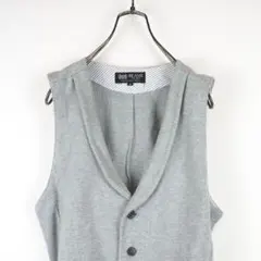 Y8608*BEAMS ビームス☆ベルト付き☆コットン☆ベスト☆グレー☆M