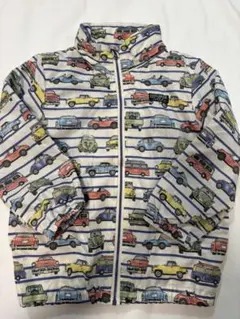 ★美品★ マザウェイズ 車柄ブルゾン ポケッタブル 120サイズ
