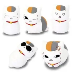 夏目友人帳　ちんまりニャンコ先生 そふびこれくしょん　5体セット