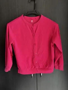UNIQLO ピンク カーディガン 130