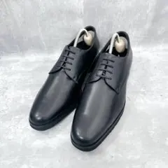 美品 ムーンスター ジョンピアース プレーントゥ ドレスシューズ ブラック 中古