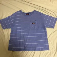 Dickies ボーダー ポケットTシャツ ブルーのサムネイル