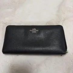 COACH ブラック レザー 長財布