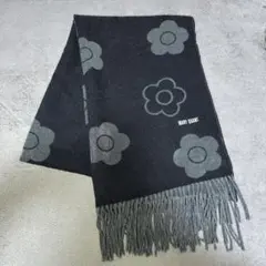 MARY QUANT フラワーパターン マフラー　マリークワント