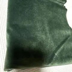 ベロア生地　約38.5×155cm グリーン　緑　ハンドメイド　手芸