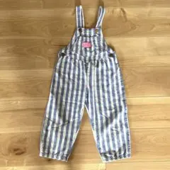 oshkosh チェック柄　USA製　オーバーオール
