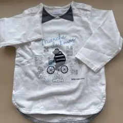 未使用bebe réduction 自転車クマ Tシャツ 70-80