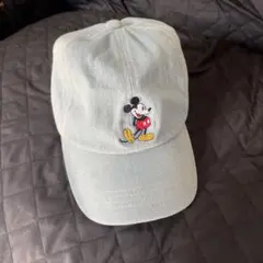 ミッキーマウス デニム風キャップ