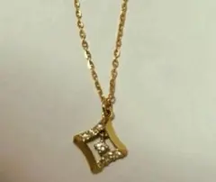 Festaria bijou Sophia K18YG ダイヤモンドネックレス
